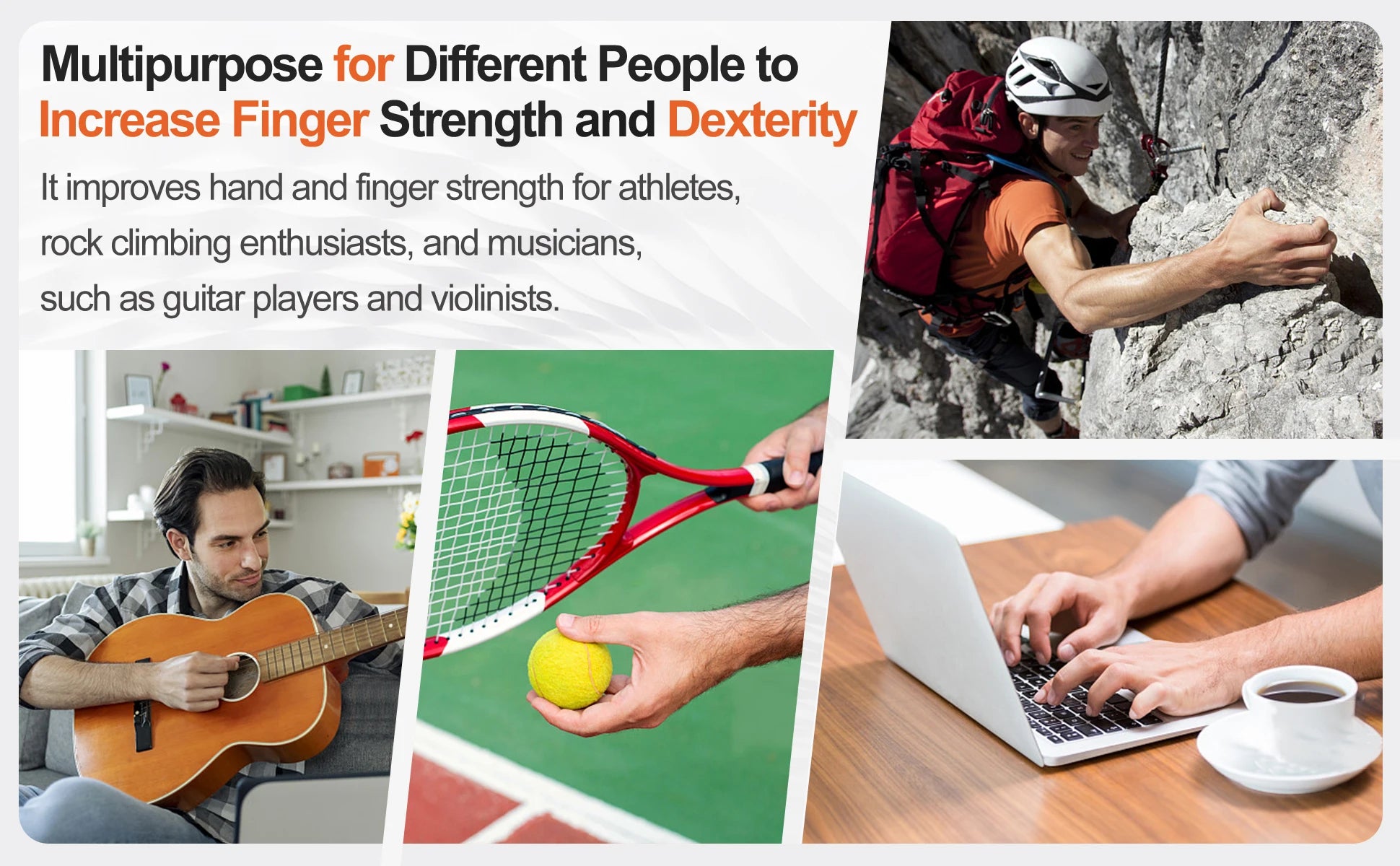 Grip Trainer Kit – Adjustable Hand & Finger Exercisers