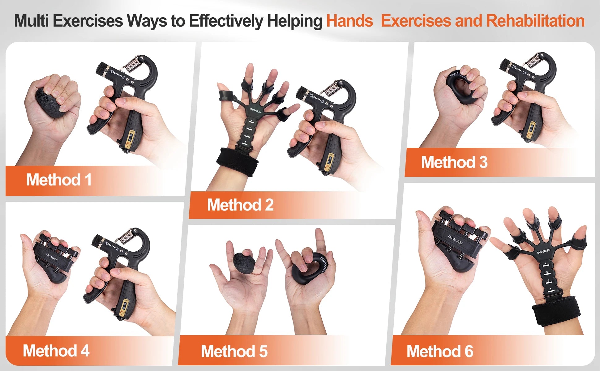 Grip Trainer Kit – Adjustable Hand & Finger Exercisers