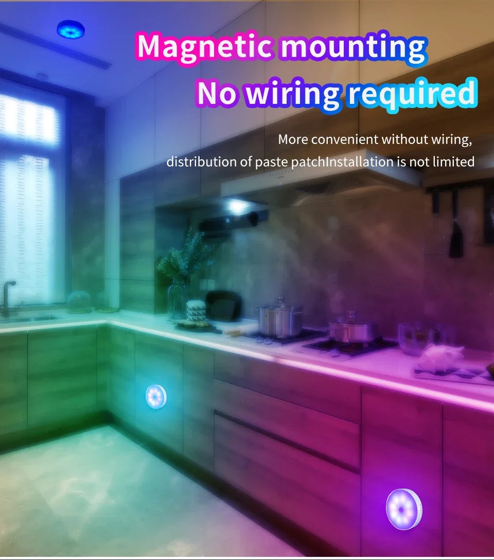 BANDIAN LED Sensor Night Light – USB Rechargeable, Magnetic