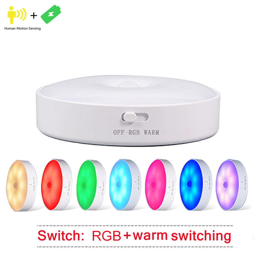 BANDIAN LED Sensor Night Light – USB Rechargeable, Magnetic