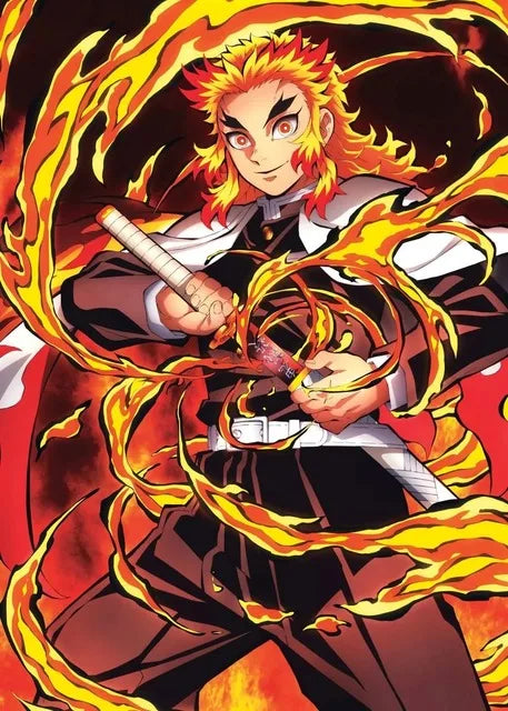 Demon Slayer Anime Canvas Poster – HD Wall Art for Kids
