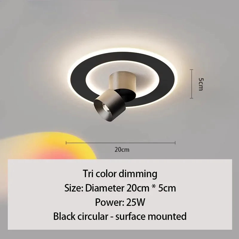 LED Sunset Ceiling Light – Projector Mood Lamp, 90-260V