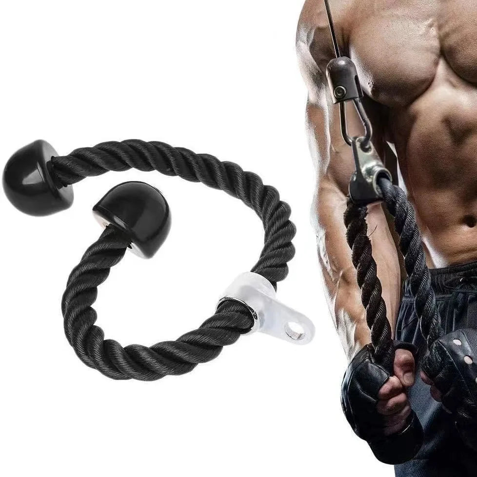 Triceps & Face Pull Rope – Gym Cable Attachment for Strength Training