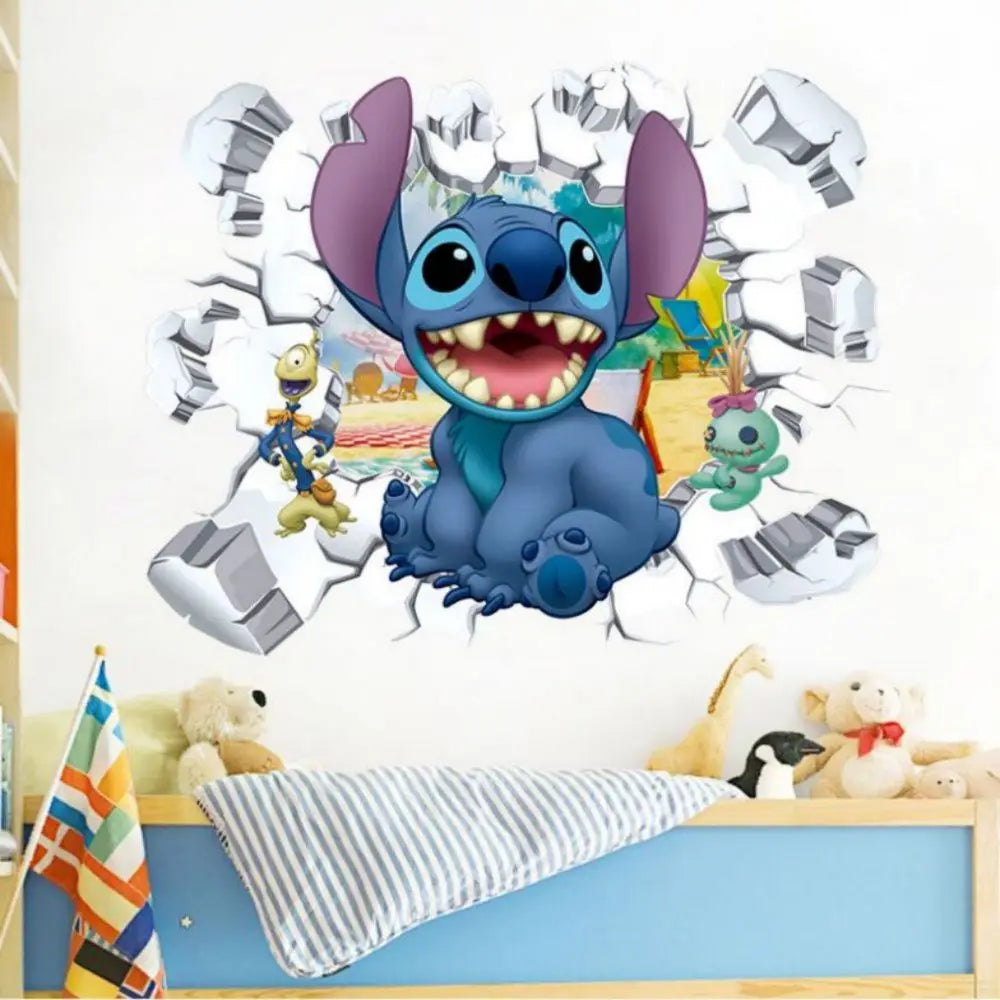 Lilo & Stitch Cartoon Wall Stickers – Kids Room Décor