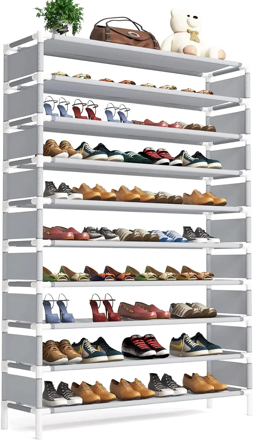 Multi-Layer Storage Rack Large Capacity Organizer Shelf