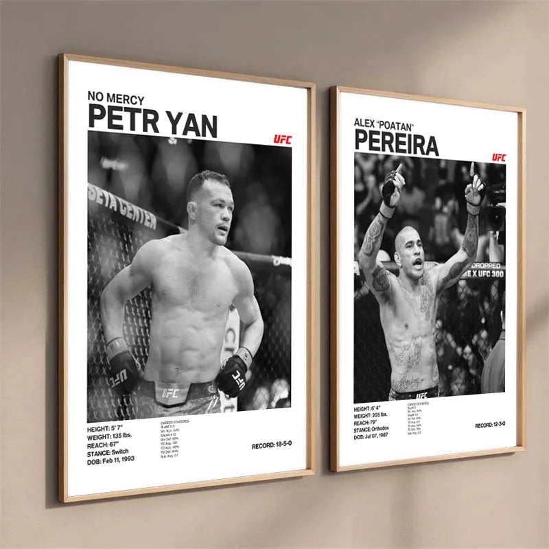 Boxing Legends Canvas Poster – ILIA TOPURIA Wall Art