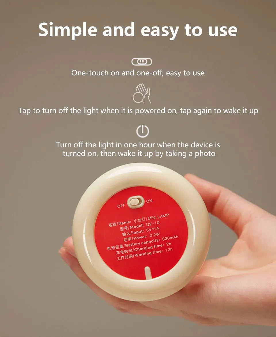 USB Rechargeable Sunset LED Night Light Table Lamp