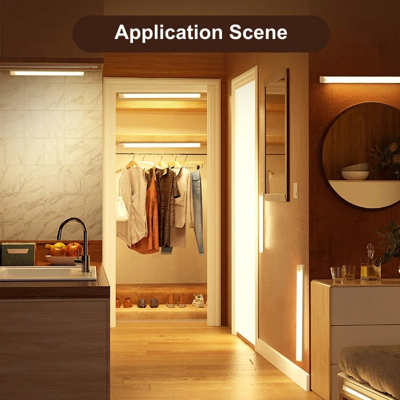 Wireless Rechargeable Motion Sensor LED Bar Light