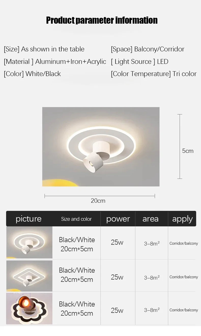 LED Sunset Ceiling Light – Projector Mood Lamp, 90-260V