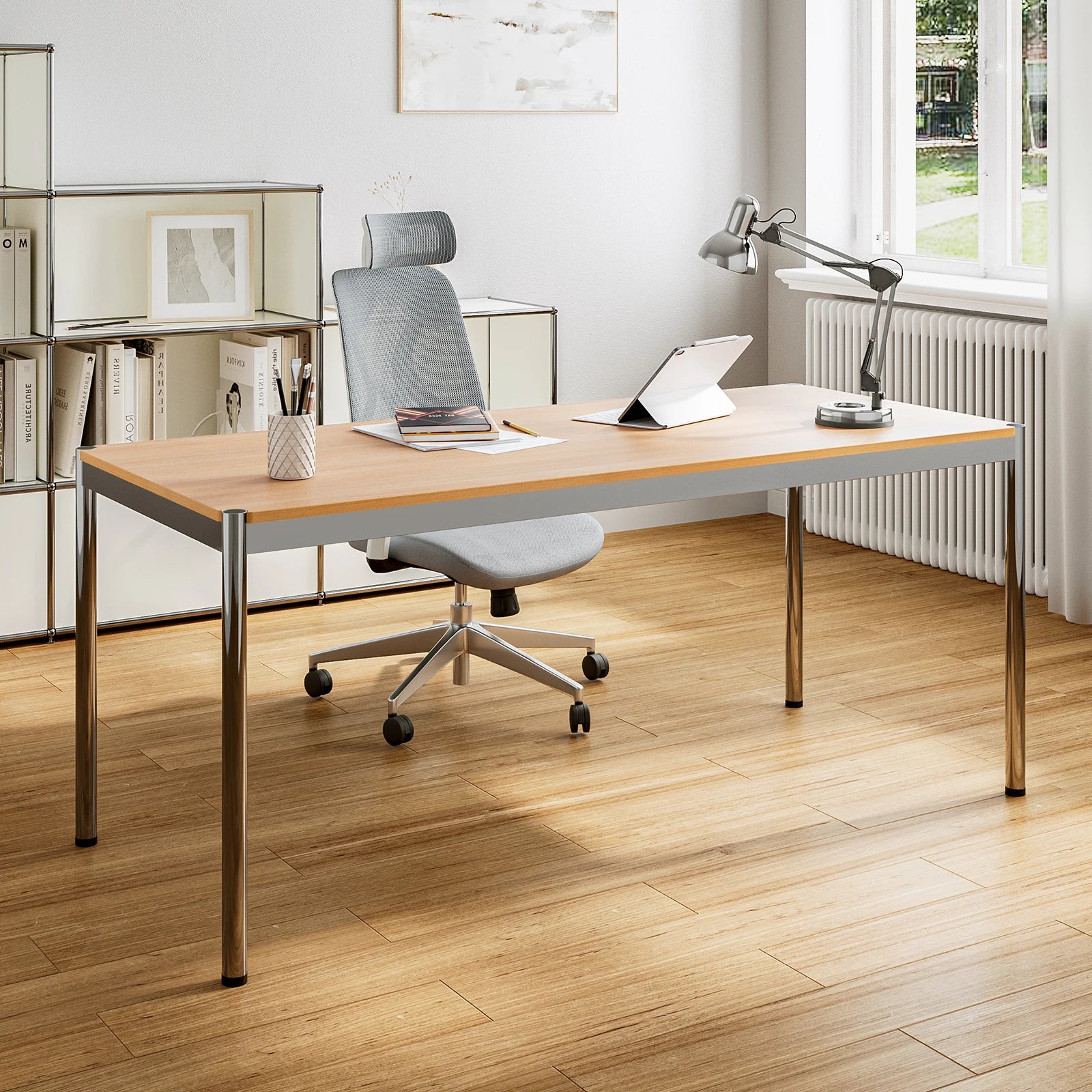 Modern Wood & Glass Coffee Table for Living Room