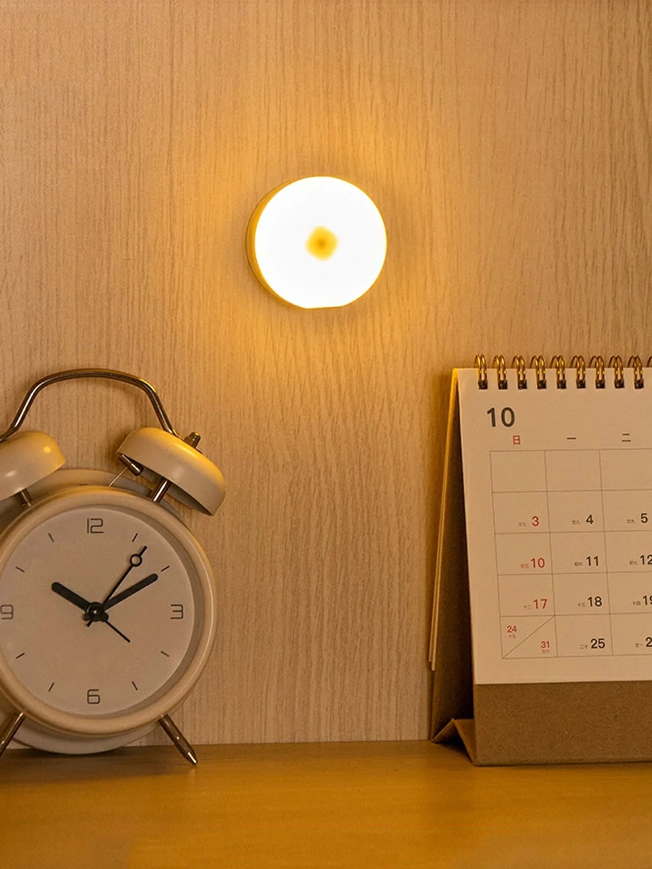 LED Bedside Night Light – 3 Modes, Battery Powered