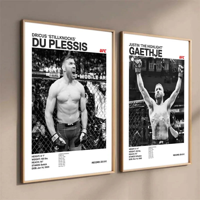 Boxing Legends Canvas Poster – ILIA TOPURIA Wall Art