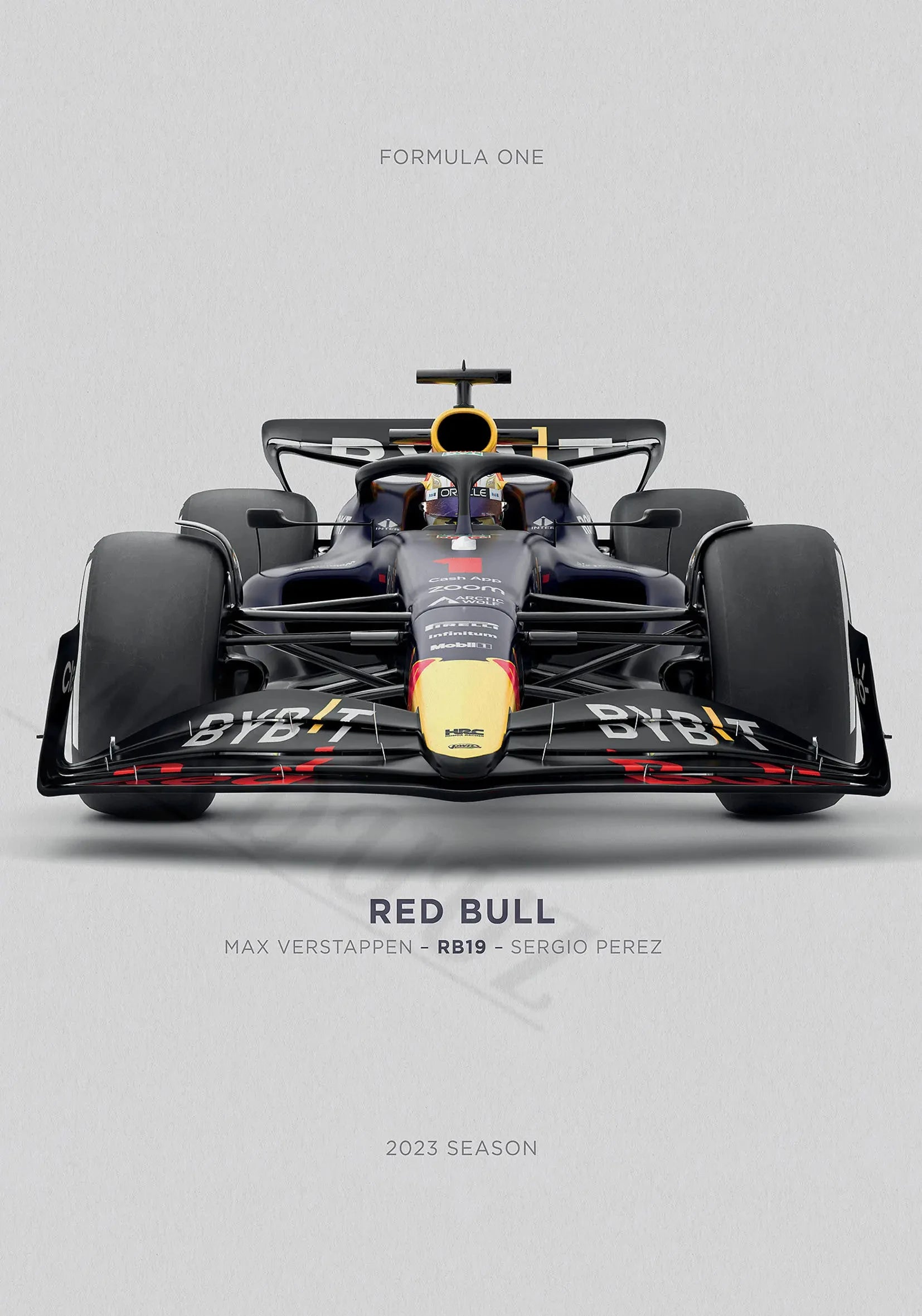 Formula F1 Racing Car Canvas Poster – Motorsport Wall Art