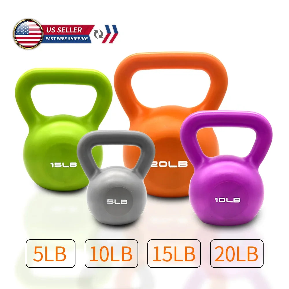 5lbs Vinyl Kettlebell Set – Strength Training for Women