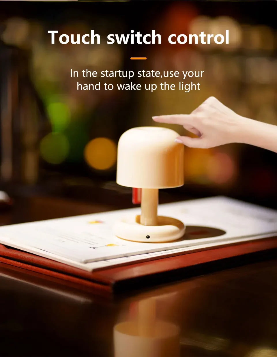 USB Rechargeable Sunset LED Night Light Table Lamp
