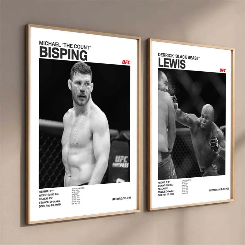 Boxing Legends Canvas Poster – ILIA TOPURIA Wall Art