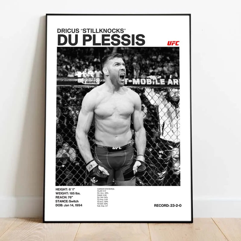 Boxing Legends Canvas Poster – ILIA TOPURIA Wall Art