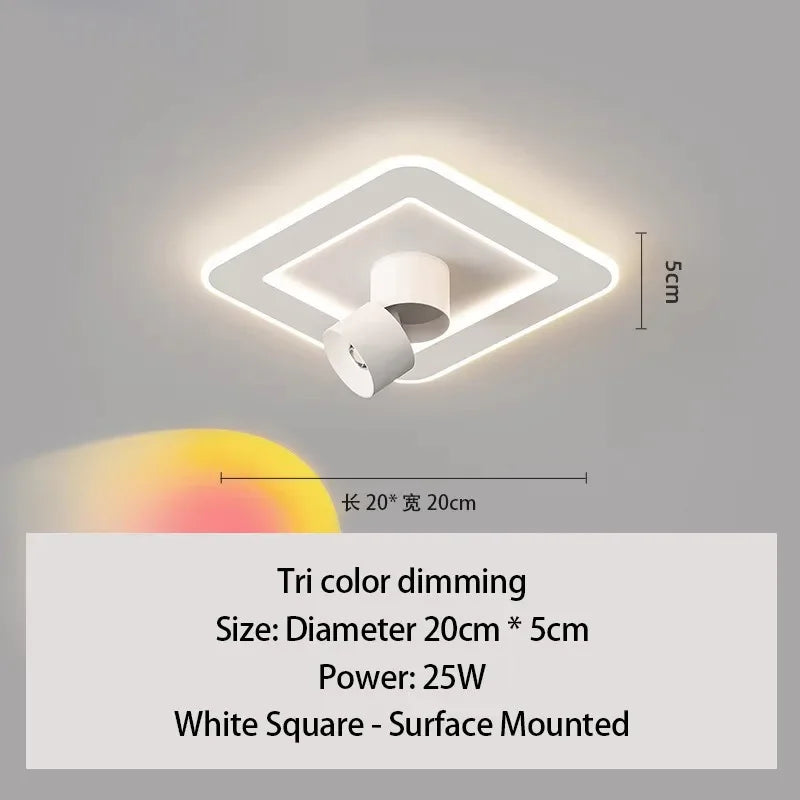 LED Sunset Ceiling Light – Projector Mood Lamp, 90-260V