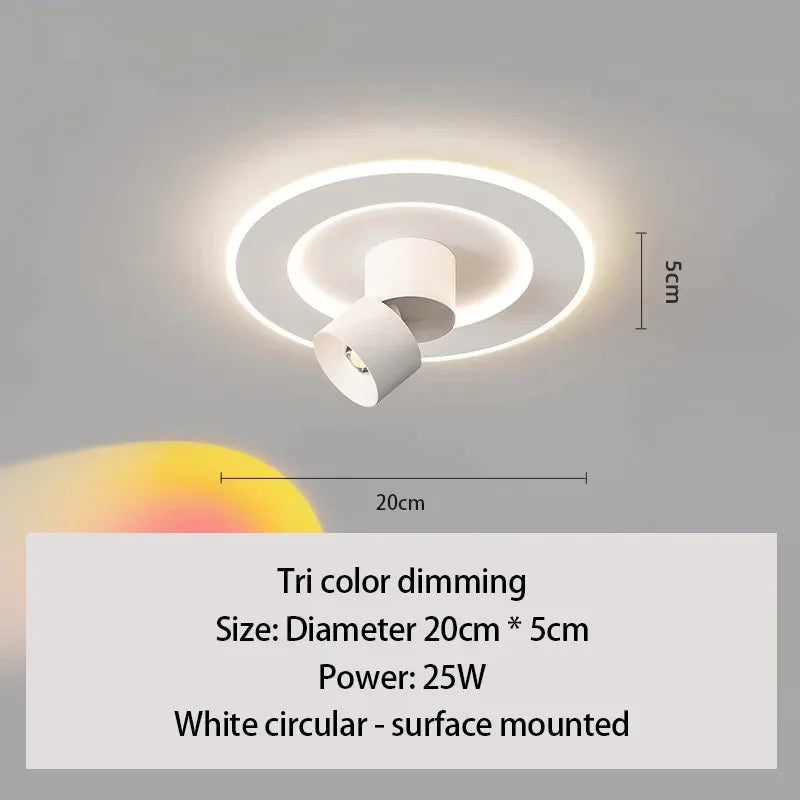 LED Sunset Ceiling Light – Projector Mood Lamp, 90-260V