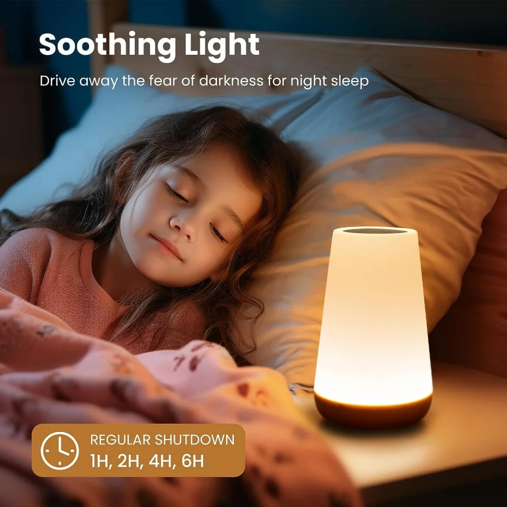 USB Rechargeable RGB Touch Night Light Lamp