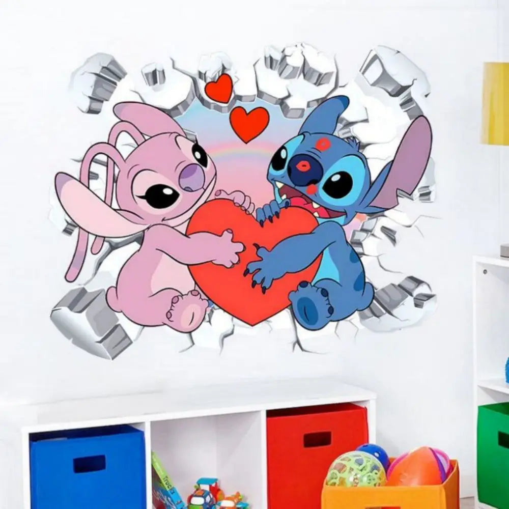 Lilo & Stitch Cartoon Wall Stickers – Kids Room Décor