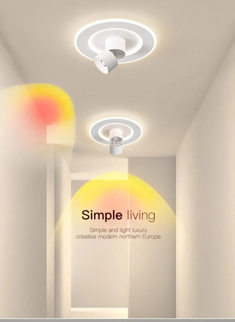 LED Sunset Ceiling Light – Projector Mood Lamp, 90-260V