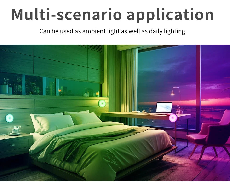 BANDIAN LED Sensor Night Light – USB Rechargeable, Magnetic