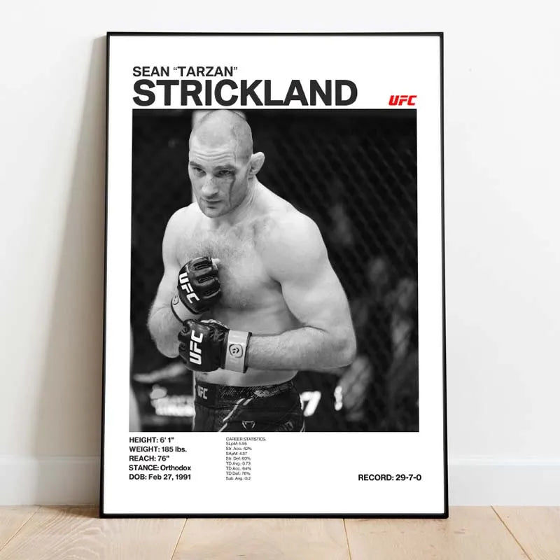 Boxing Legends Canvas Poster – ILIA TOPURIA Wall Art