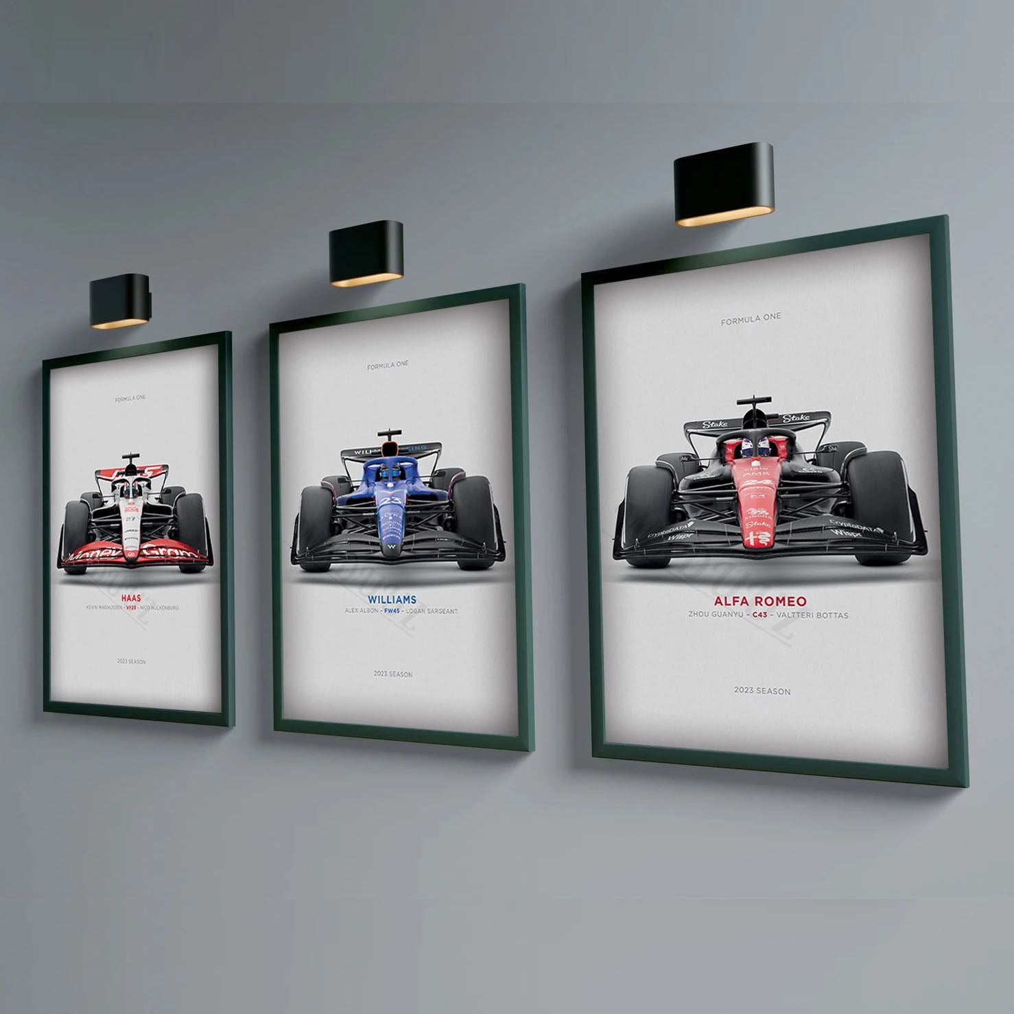 Formula F1 Racing Car Canvas Poster – Motorsport Wall Art