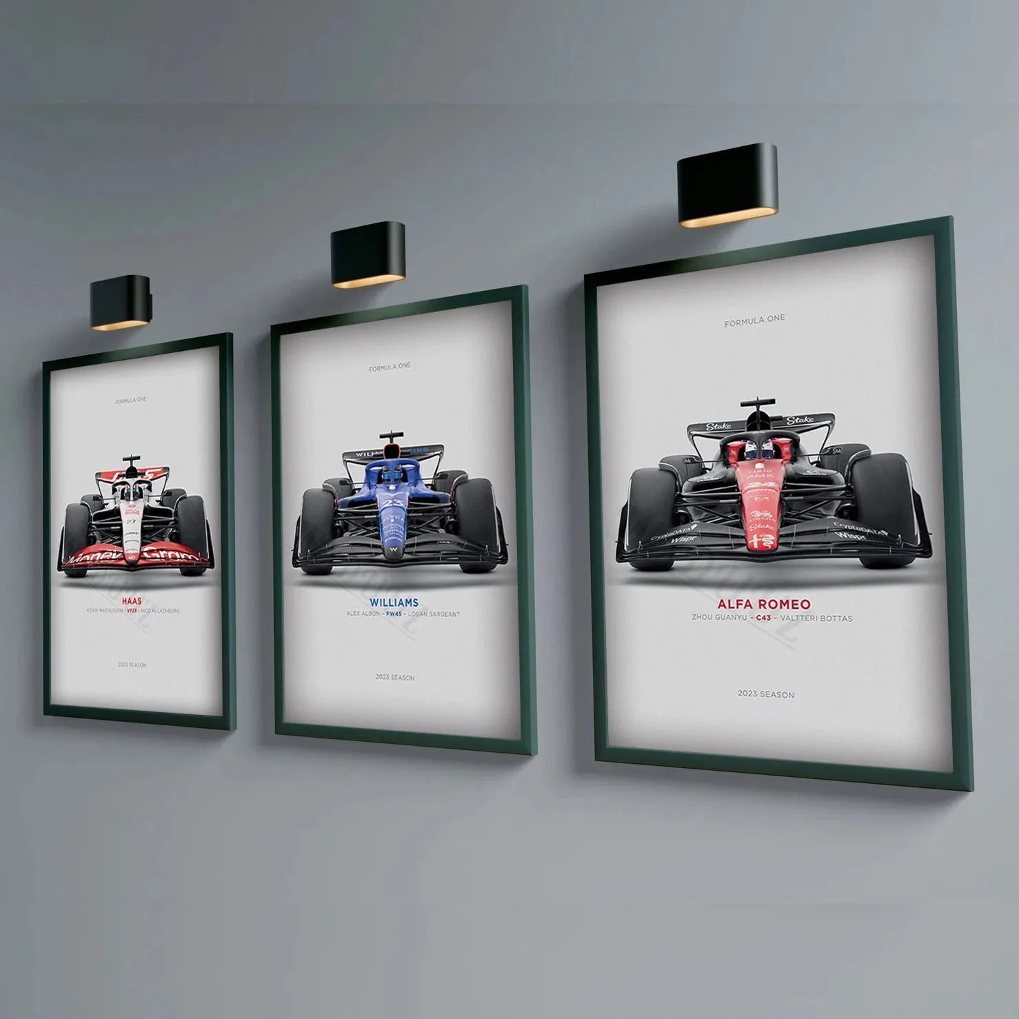 Formula F1 Racing Car Canvas Poster – Motorsport Wall Art