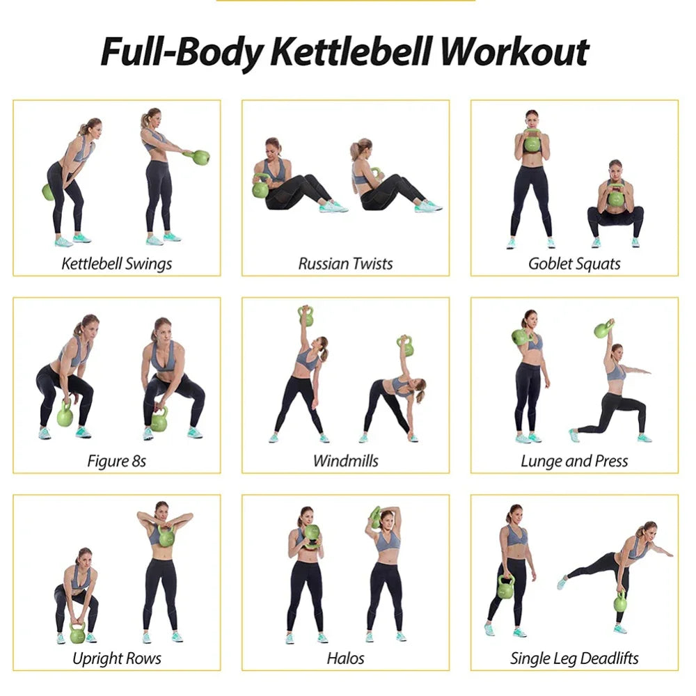 5lbs Vinyl Kettlebell Set – Strength Training for Women
