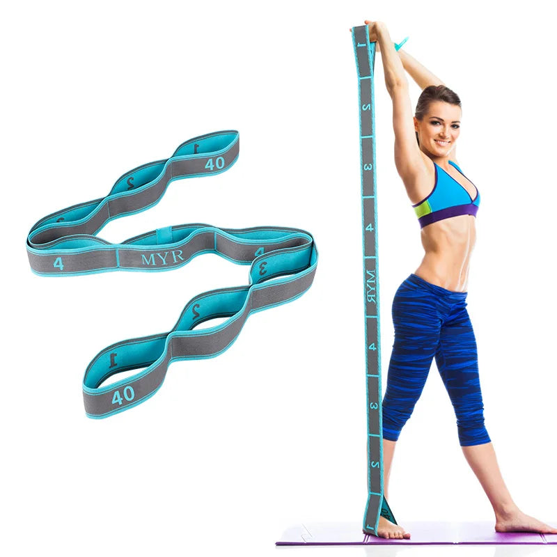 Elastic Yoga Stretch Strap – Loop Band for Dance & Pilates