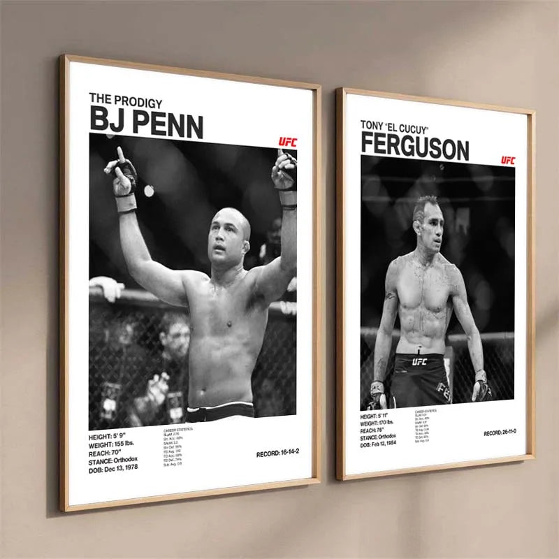 Boxing Legends Canvas Poster – ILIA TOPURIA Wall Art