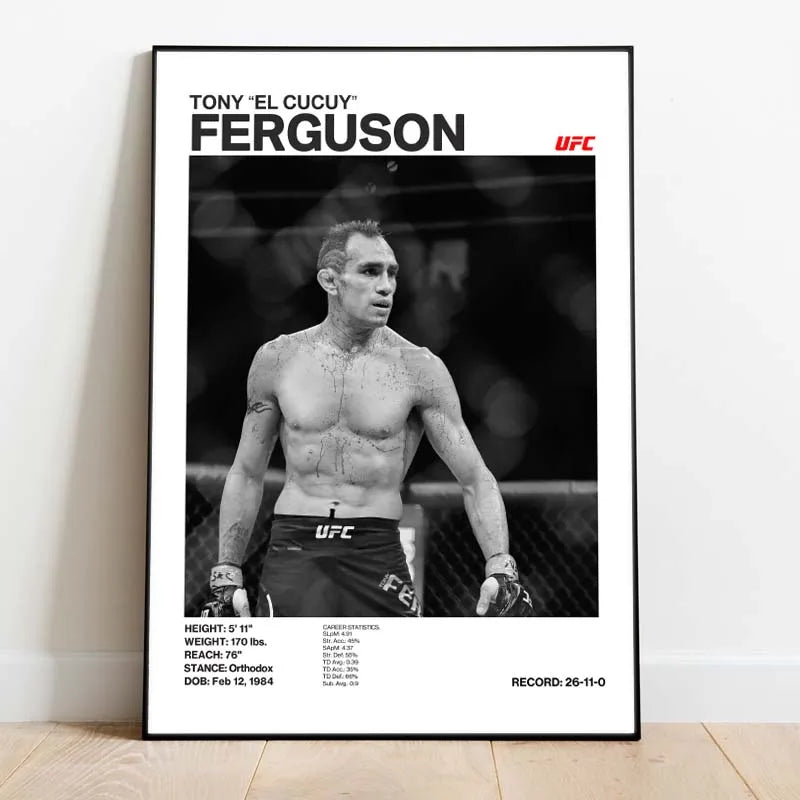 Boxing Legends Canvas Poster – ILIA TOPURIA Wall Art