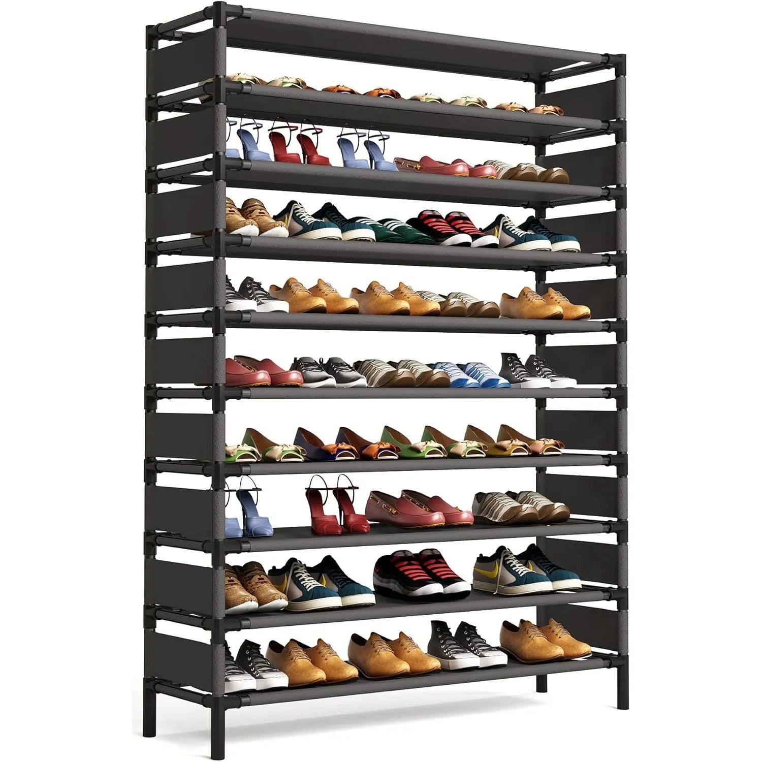 Multi-Layer Storage Rack Large Capacity Organizer Shelf