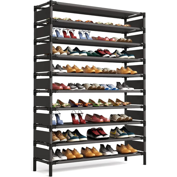 Multi-Layer Storage Rack Large Capacity Organizer Shelf