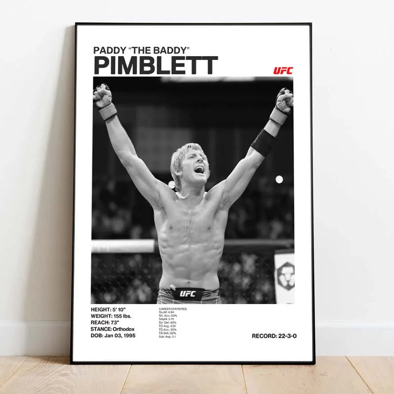 Boxing Legends Canvas Poster – ILIA TOPURIA Wall Art