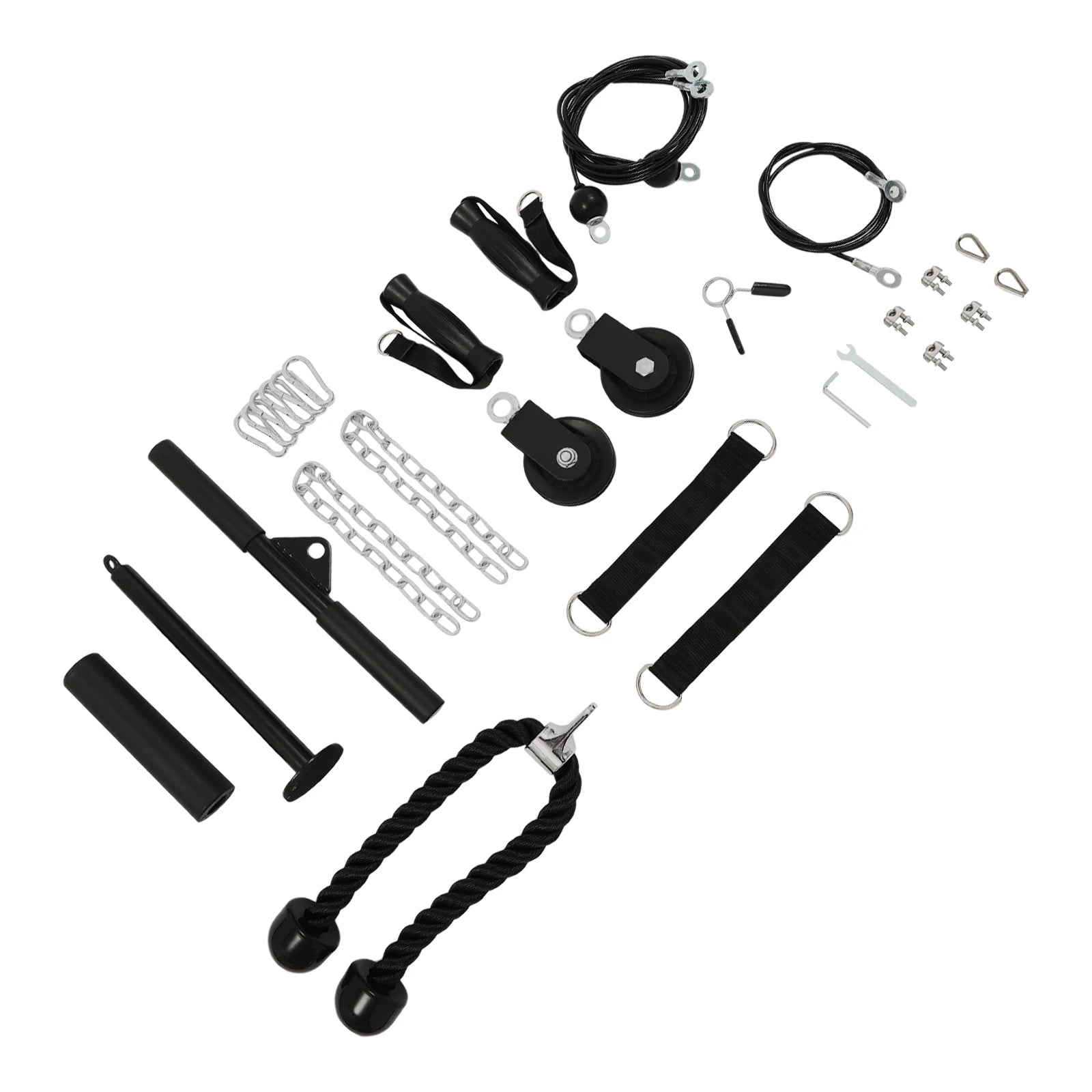 Home Gym Cable Pulley System – Fitness Equipment for Arms & Shoulders