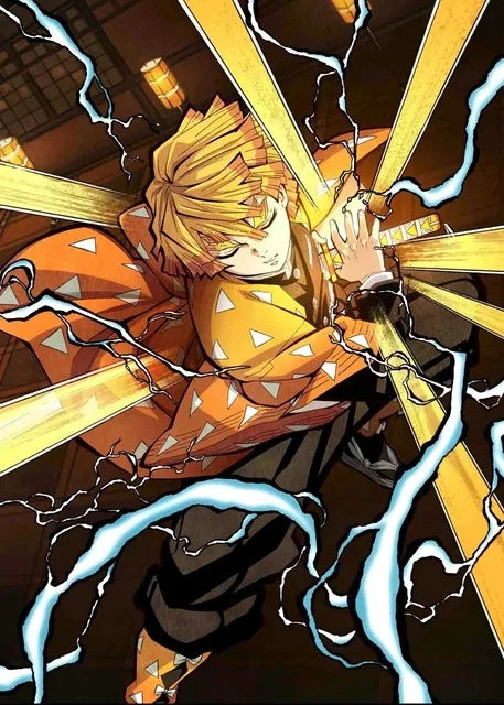 Demon Slayer Anime Canvas Poster – HD Wall Art for Kids