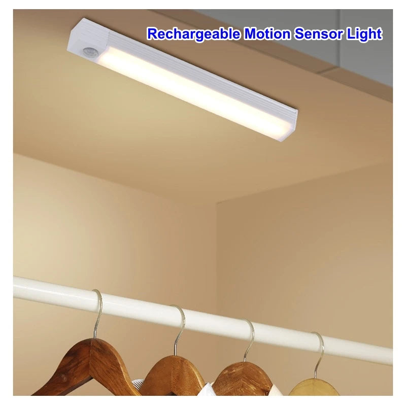 USB Rechargeable Motion Sensor LED Night Light Bar