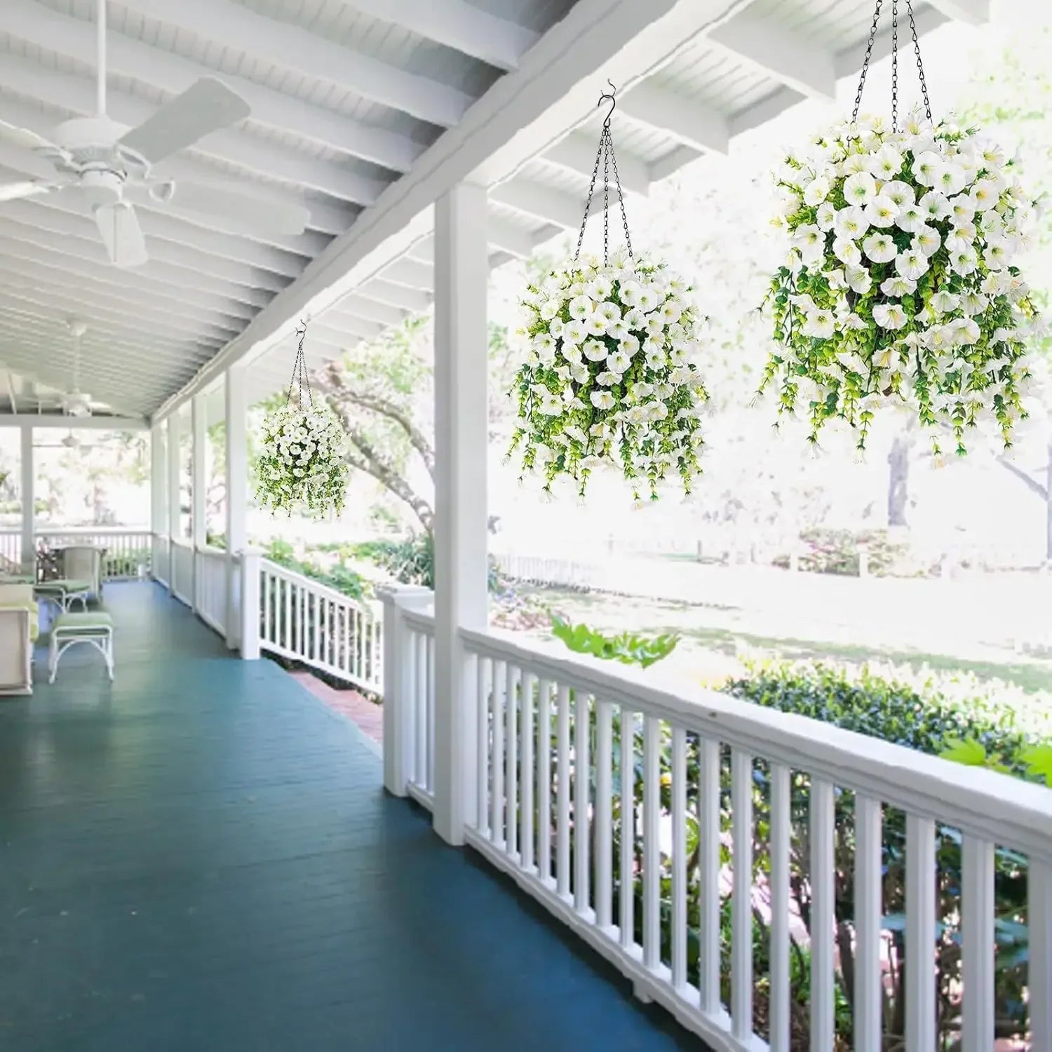 Artificial Hanging Flowers – UV-Resistant Room & Wedding Décor
