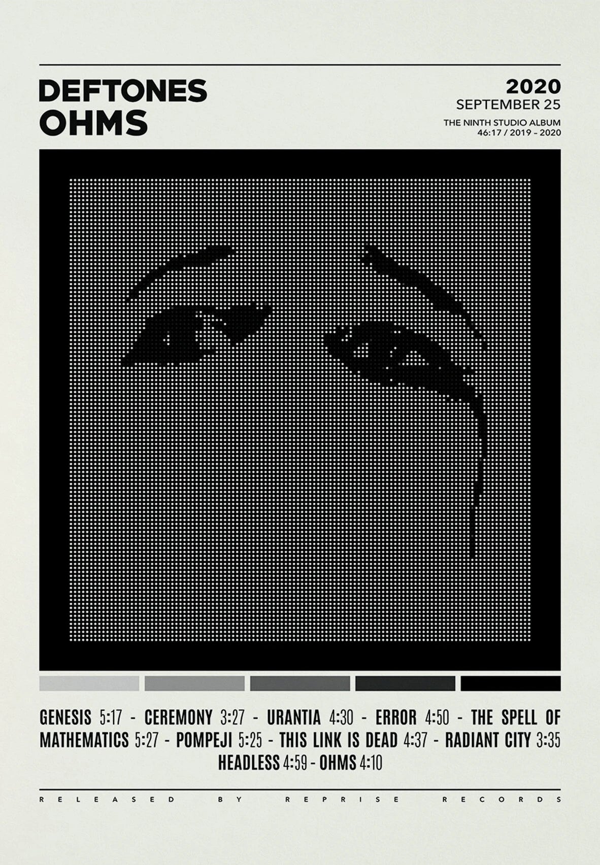 Deftones Band Poster – Album Cover Canvas Wall Art Print