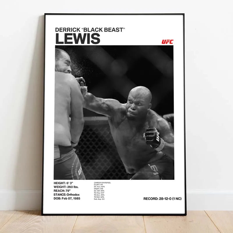 Boxing Legends Canvas Poster – ILIA TOPURIA Wall Art