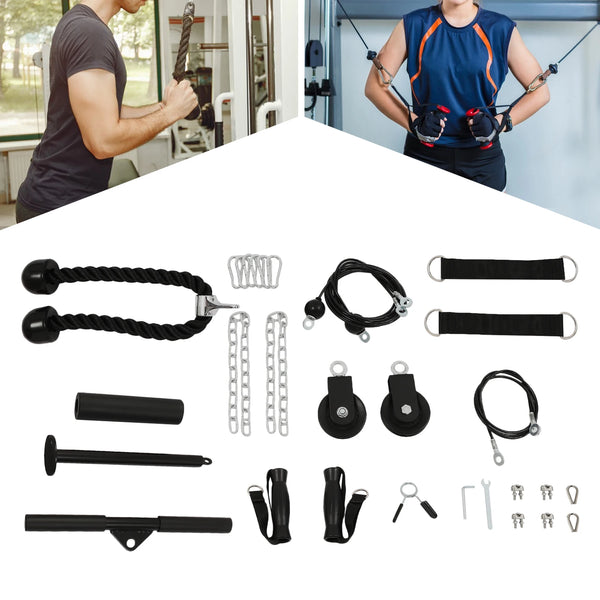 Home Gym Cable Pulley System – Fitness Equipment for Arms & Shoulders