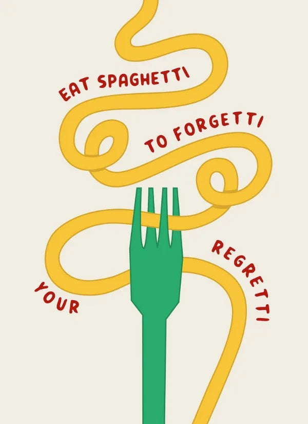 Retro Kitchen Coffee Poster – Cartoon Wall Canvas Art