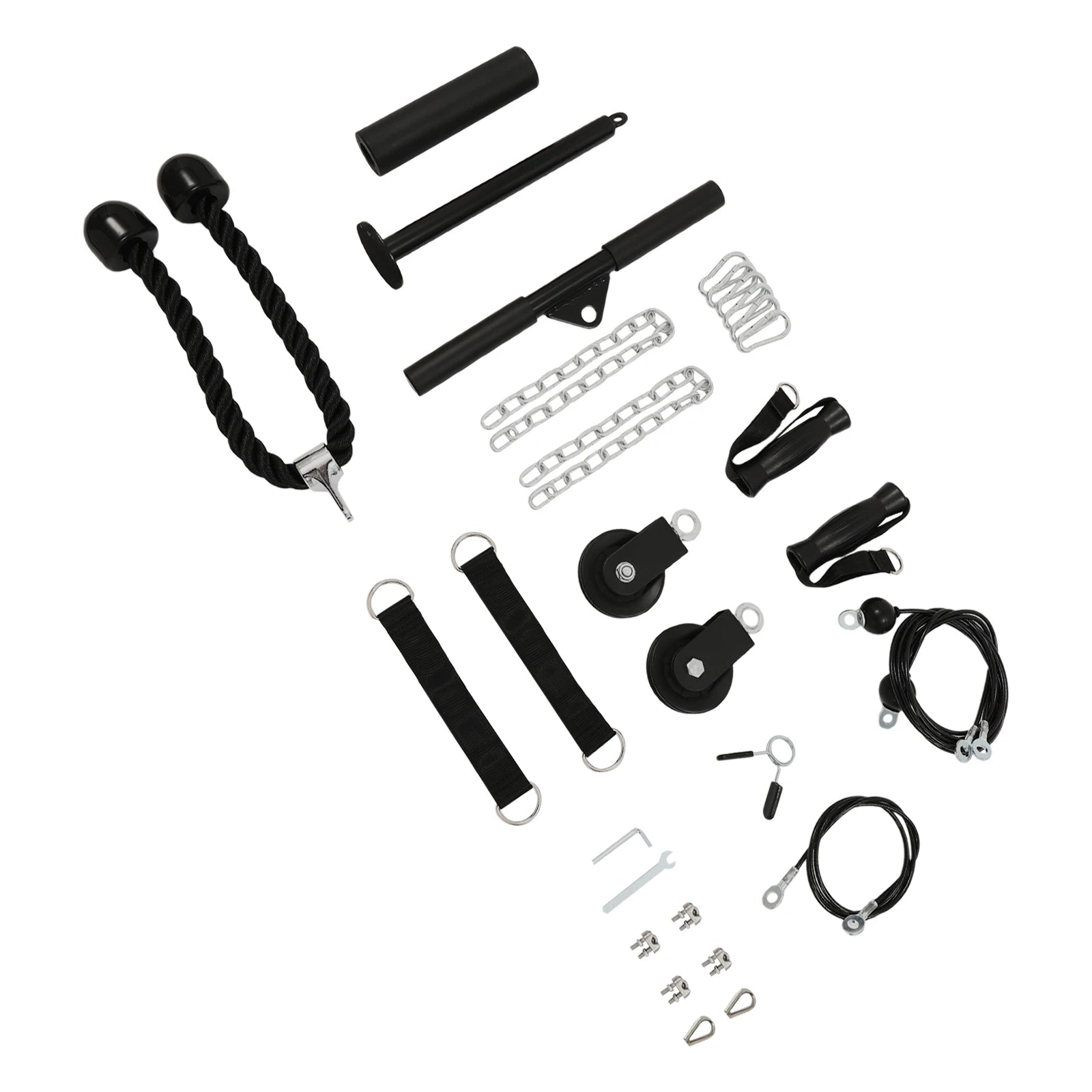 Home Gym Cable Pulley System – Fitness Equipment for Arms & Shoulders