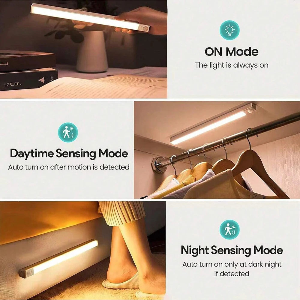 Motion Sensor Night Light – USB Rechargeable, Wireless