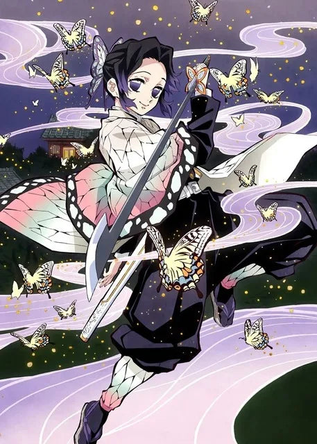 Demon Slayer Anime Canvas Poster – HD Wall Art for Kids