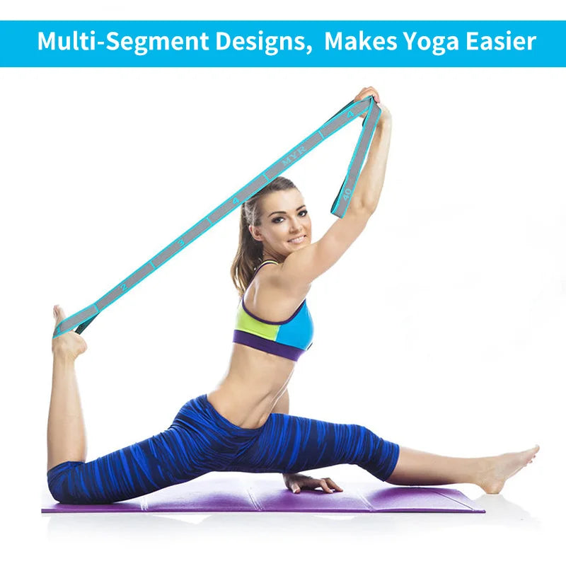 Elastic Yoga Stretch Strap – Loop Band for Dance & Pilates