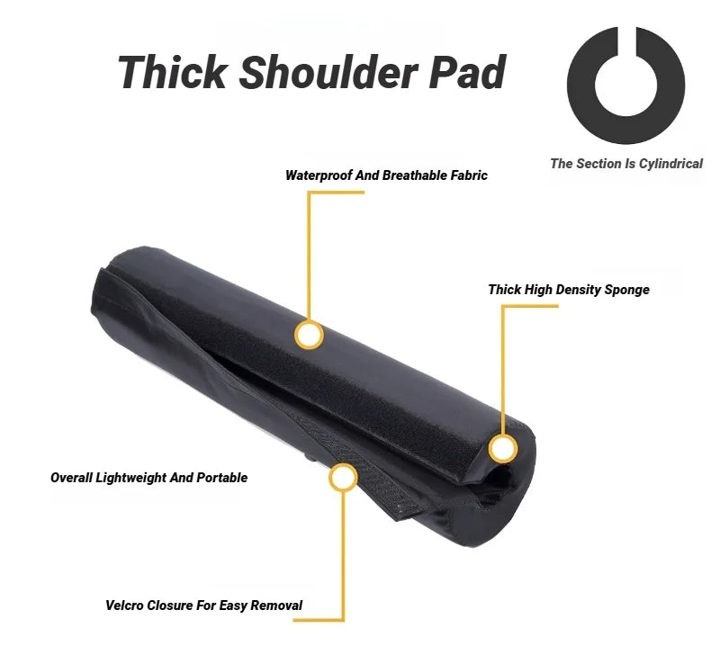Foam Barbell Pad Neck & Shoulder Protector for Squats